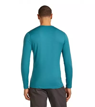 Icebreaker M's Merino 200 Oasis LS Crewe Thermal Top Elevation Line