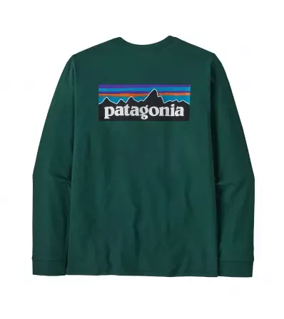 Blouse Patagonia Long-Sleeved P-6 Logo Responsibili-Tee M's