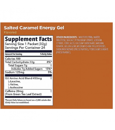 GU Energy Gel Salted Caramel 32G