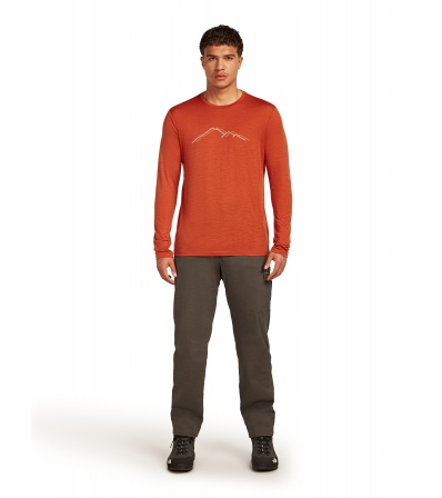 Icebreaker Merino 150 Tech Lite LS T-Shirt Rainer Ridge M's
